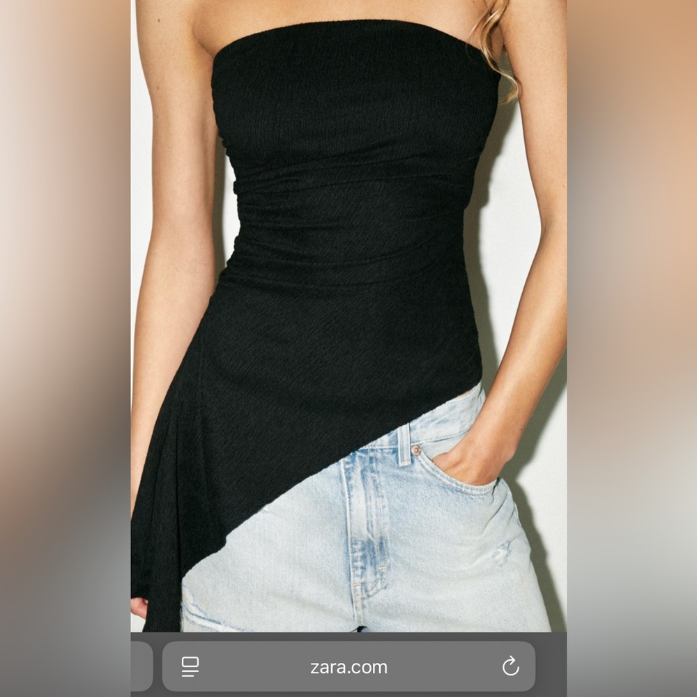 Black Asymmetrical Top